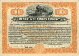 Missouri Pacific Railroad Co. - Rare Bond